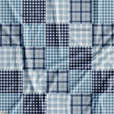 Wholesale Checks Printed Fabric in Surat